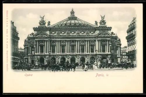 AK Paris, Opéra Garnier, Facade