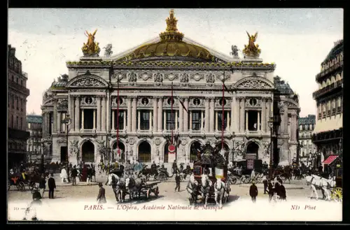 AK Paris, Opéra Garnier, Academie Nationale de Musique