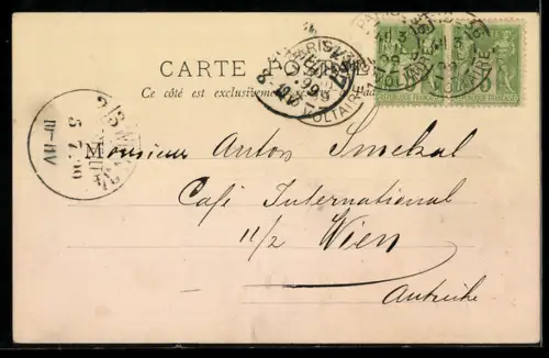 AK Paris, Escalier de l`Opéra