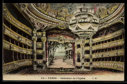 AK Paris, Intérieur de l`Opéra Garnier