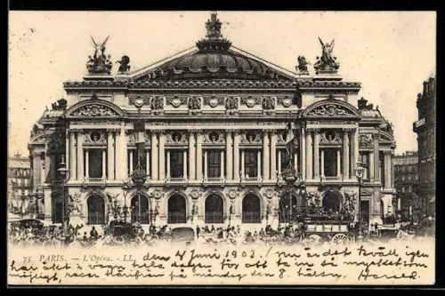 AK Paris, L`Opéra Garnier