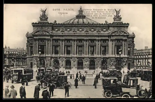 AK Paris, L`Opéra, Panorama