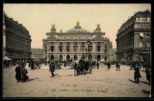 AK Paris, Place de l`Opéra