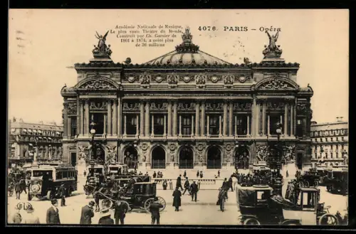 AK Paris, Opéra, Academie Nationale de Musique