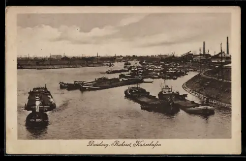AK Duisburg-Ruhrort, Kaiserhafen