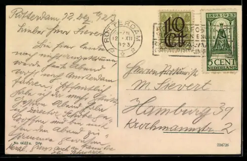 AK Rotterdam, Boompjes, Hafen