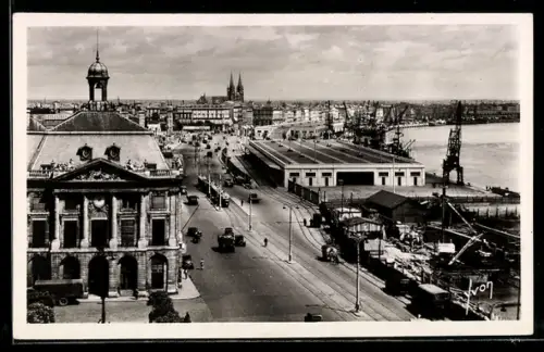 AK Bordeaux /Gironde, Le Quai de la Douane, Hafen