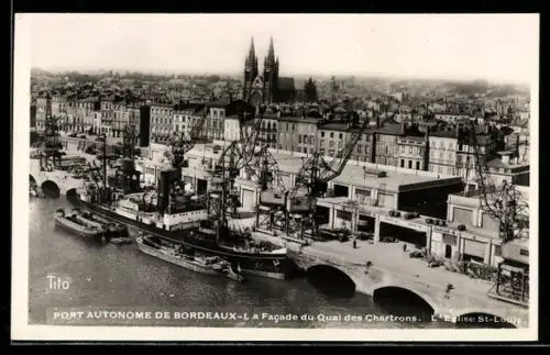 AK Bordeaux, Port autonome, La Facade du Quai des Chartrons