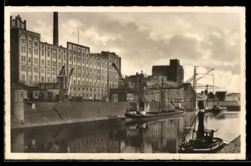 AK Neuss a. Rh., Hafen