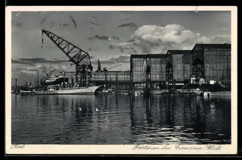AK Kiel, Partie an der Germania-Werft