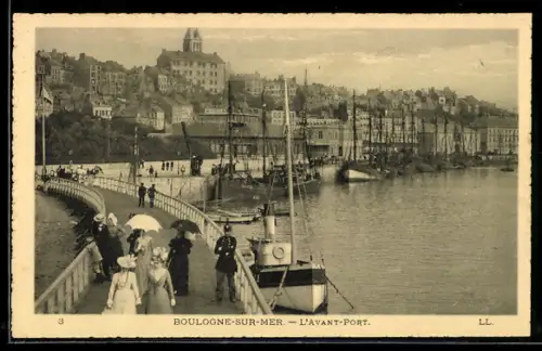 AK Boulogne-sur-Mer, L`Avant-Port