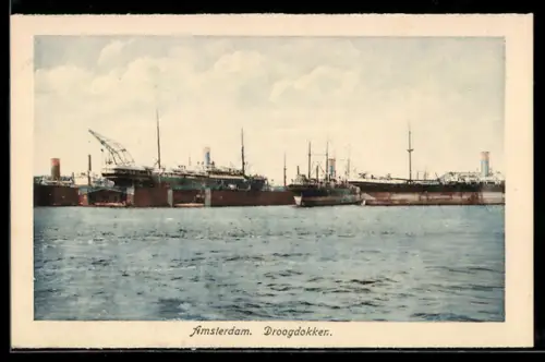 AK Amsterdam, Droogokken, Hafen