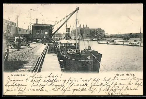 AK Düsseldorf, Partie im Hafen