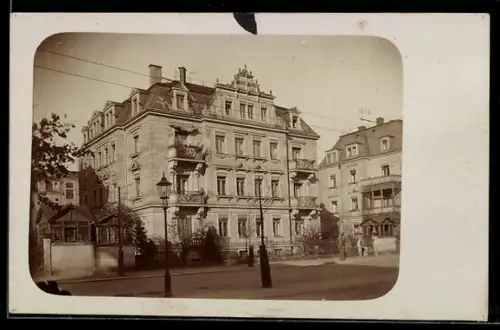 Foto-AK Dresden-Blasewitz, Haus in der Pohlandstrasse 6, jetzt Nr. 10, 1906