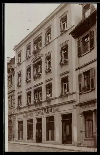 Foto-AK Würzburg, Seifenfabrik G. M. Roth