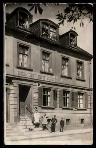 Foto-AK Bayreuth, Gasthof Georg Leutner 1912