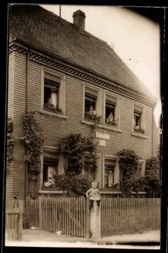 Foto-AK Nürnberg-Eibach, Georg Lohbauer Holz-Kohlenhandlung in der Friedhofstrasse 132