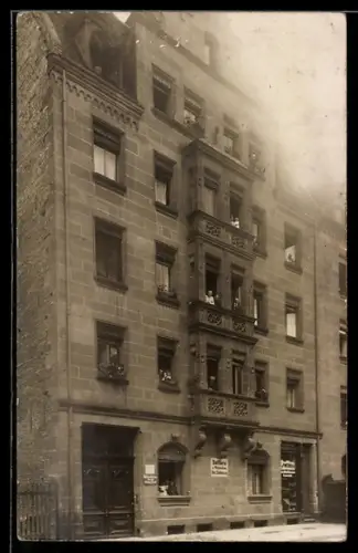 Foto-AK Fürth, Sattlerei Haus Edelhäusser