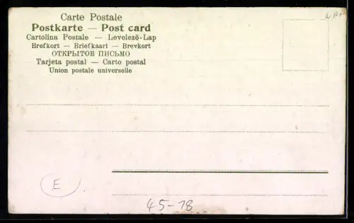 Künstler-AK Junge Dame in einem Ruderboot