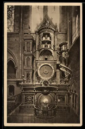 AK Strassburg, Astronomische Uhr im Münster, Kunstuhr