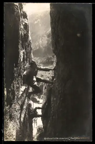 AK Bergsteiger auf dem Hochkienberg