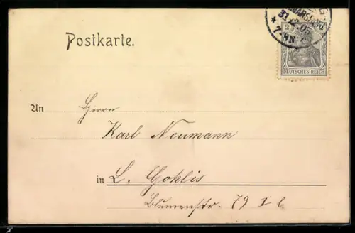 AK Kleinkind an einem Telefon, Reiter mit Postillon