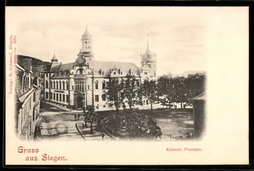 AK Siegen, Kaiserliches Postamt