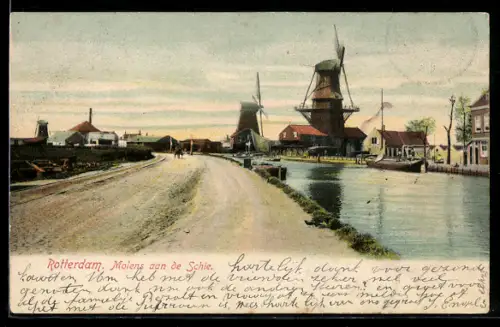 AK Rotterdam, Molens aan de Schie