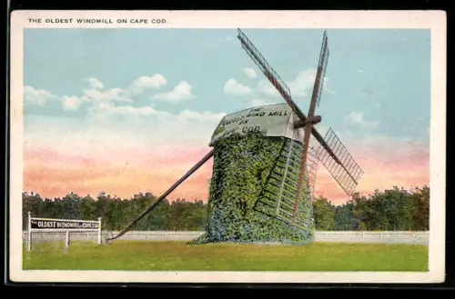AK Cape Cod, The Oldest Windmill on Cape Cod