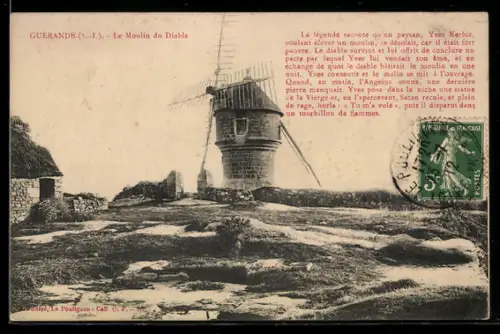 AK Guerande /L.-I., Le Moulin du Diable