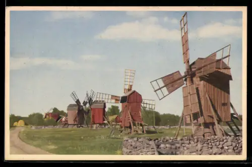 AK Störlinge, Gärdslösa, Windmühle