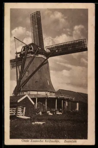 AK Zaandam, Oude Zaansche Krijtmolen