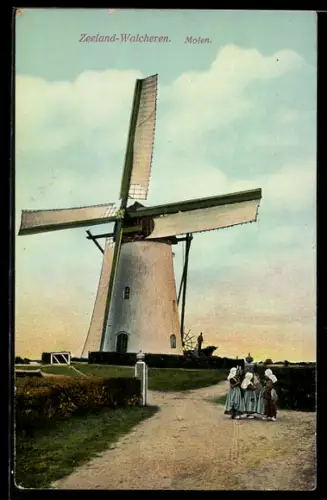 AK Zeeland-Walcheren, Molen, Windmühle