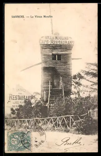 AK Sannois, Le Vieux Moulins