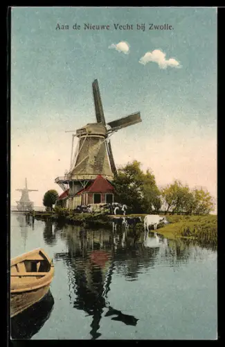 AK Zwolle, Aan de Nieuwe Vecht, Windmühle