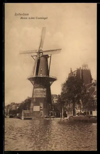 AK Rotterdam, Molen aan den Coolsingel, Windmühle