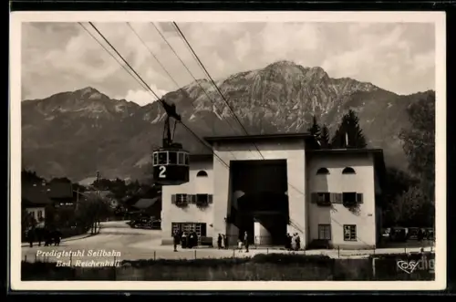 AK Bad Reichenhall, Predigtstuhl Seilbahn