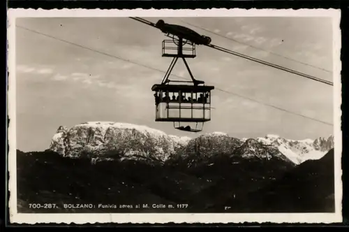 AK Bolzano, Funivia aerea al M. Colle, Seilbahn