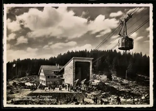 AK Urnäsch, Restaurant & Talstation der Säntisschwebebahn auf Schwägalp