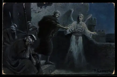 AK Die heilige Schrift, Petri Errettung