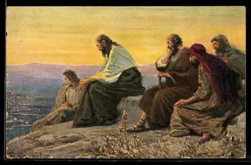 AK Jesus weint über Jerusalem