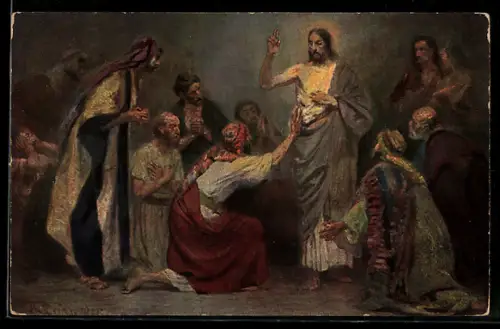 AK Jesus zeigt sich seinen Jüngern