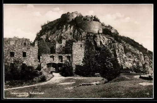 AK Singen, Festungsruine Hohentwiel