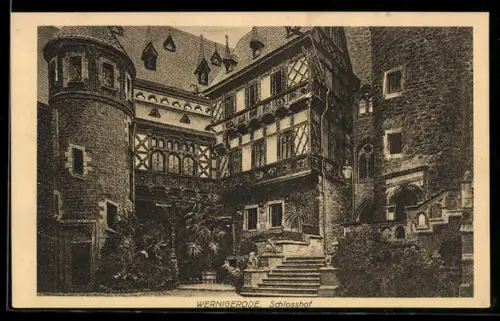 AK Wernigerode, Schloss Wernigerode, Schlosshof
