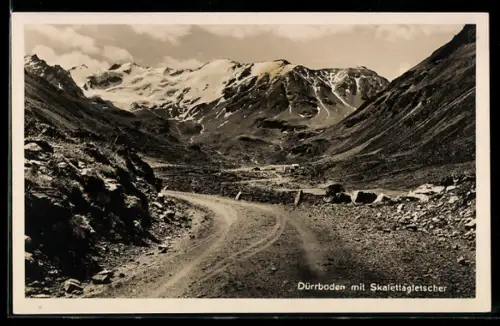 AK Dürrboden mit Skalettagletscher