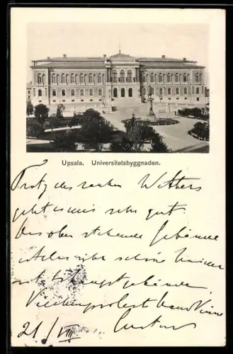 AK Upsala, Universitetsbyggnanden
