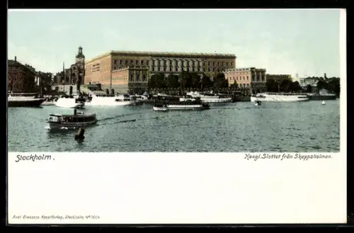 AK Stockholm, Kongl. Slottet fran Skeppsholmen