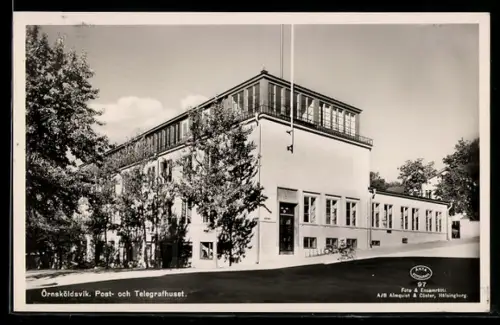 AK Örnsköldsvik, Post-och Telegrafhuset