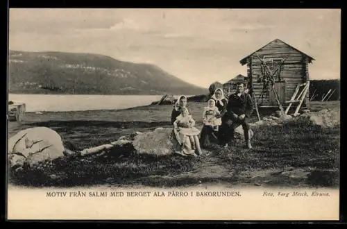 AK Salmi, Motiv med berget ala Parro i bakgrunden