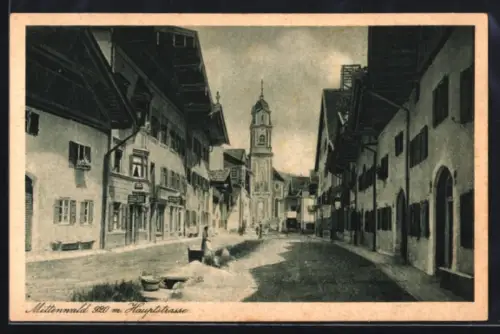 AK Mittenwald, Hauptstrasse